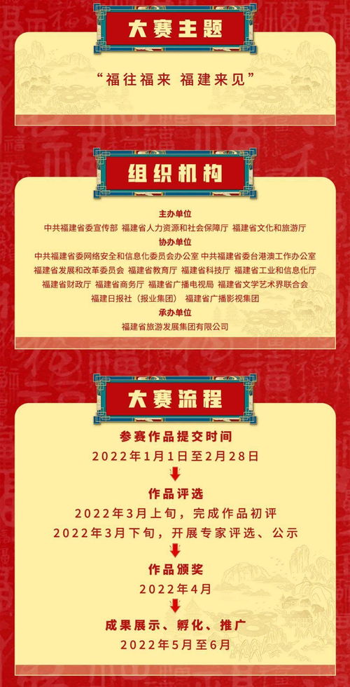 福见创意·文化生辉——2022福建“福”文化创意设计大赛暨文化艺术交流活动策划