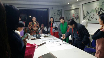 元纯文化传播公司夏季书画展圆满成功